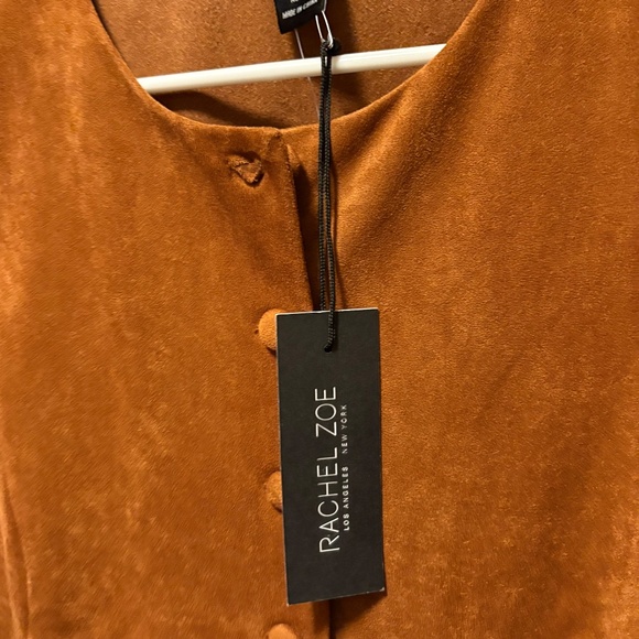 Rachel Zoe Suede Vest Size M - NWT - Picture 3 of 5